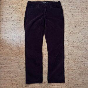 Calvin Klein Maroon Corduroy Jeans Sz12
